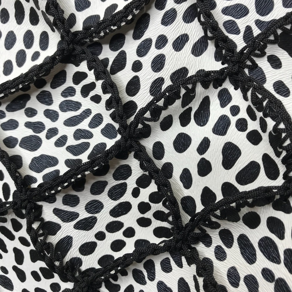 Scalloped Dalmatian Print Purse - Picture 2 of 6